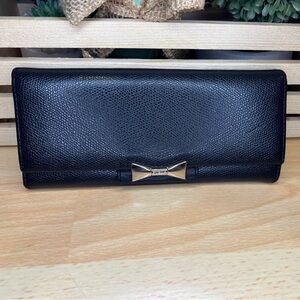 Furla Black/Silver Bow Wallet
